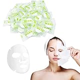 40 Stücke Komprimierte Papier Maske, DIY Komprimierte Einweg Papier Maske Hautpflege Compress Gesichtsmaske ür Schönheit Zur Gesichtspflege
