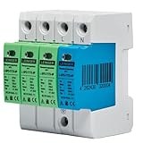 Überspannungsschutz, Überspannungsableiter von Leiniger, I+II, Typ 1+2 (B+C), 4-Polig, maximaler Ableitstrom 50 kA