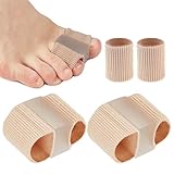 GMXJGZ Zehenspreizer Hallux Valgus Korrektur Hallux Valgus Schiene Hallux Valgus Bandage Zehenspreizer Hallux Valgus Hammerzehen Korrektur 2 StüCk Silikon-ZehenstüTzen 2 StüCk Zehenspreize