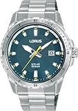 LORUS Herren Analog Quarz Uhr mit Edelstahl Armband RX369AX9