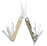 Leatherman Micra - Edelstahl-Multi-Tool für Ihren Schlüsselanhänger, mit Federschere und 9 weiteren Utensilien für den täglichen Gebrauch, Cappuccino
