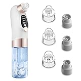 Anluomania Mitesserentferner Porenreiniger Porensauger, Blackhead Remover, Mitesser Entferner, 3 Modi & 6 Saugspitzen, Sauger Nase Akne Pickelsauger, für Jeden Hauttyp Geeignet, für Frauen und Männer