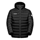 Mammut Waymarker IN Hooded Jacket Men | Wasserabweisende Winterjacke für Herren, Leichte Steppjacke, Outdoor Daunenjacke, Warme, Gefütterte Jacke mit Kapuze | Schwarz, L