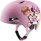 ALPINA HACKNEY DISNEY - Leichter, Bruchfester & Optimal Klimatisierter Disney Fahrradhelm Mit Nachrüstbarem LED Für Kinder, Minnie Mouse, 51-56 cm