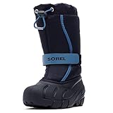 Sorel KIDS FLURRY Schneestiefel für Unisex Kinder, Blau (Collegiate Navy x Atmosphere) - Youth, 32 EU