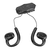 SUNGOOYUE Kabellose Bluetooth-Kopfhörer mit Nackenbügel, Sportkopfhörer mit Langer Akkulaufzeit, Mikrofon mit Geräuschunterdrückung, für Business und Outdoor-Laufen, Universell