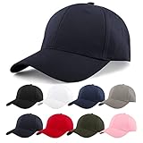 KELOYI Baseball Cap Herren Basecap Dunkelblau Verstellbare Kappe Damen Baumwolle Running Kappen Herren