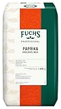 Fuchs Professional - Paprika edelsüß mild | Mildes Gewürz für Gulasch, Saucen und Dips | Profi-Qualität für Großverbraucher und Gastronomie | 1 kg im recyclebaren Beutel