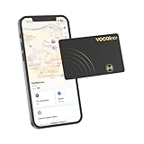 VOCOlinc Wallet Tracker, Slim 1.6mm Smart Air Bluetooth Card Tag Kompatibel mit Apple Wo ist? APP (nur iOS), Artikel-Finder Karte für Geldbeutel, Koffer, Geldbörse, Gepäck, Tasche, Rucksack, Schwarz