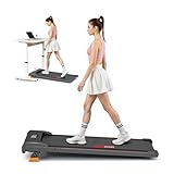 RAOO MIN Walking Pad, Laufband für Zuhause und Büro -Laufband 2 in 1 0.8-6km/h mit LED-Bildschirm-100kg Max-2.5HP Motor. (schwarz)