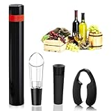 Aiwjeakh Mini-Weinöffner-Set für Unterwegs, Tragbarer -Luftdruckpumpen-Weinflaschenöffner für Zuhause, Restaurant, Weinliebhaber