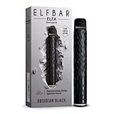 ELFBAR ELFA Limited Edition I kein Liquid kein Nikotin enthalten I 500 mAh Akku Kit I USB-C Schnellladung MTL/RDL (Obsidian Black)