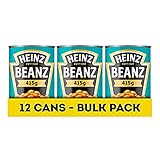 Heinz Beanz, 415 g (12 Stück) - Vegane gebackene Bohnen in reichhaltiger Tomatensauce