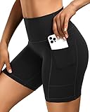 Sportneer Radlerhose Damen Kurze Sporthose 7' Kurze Leggings Damen Gym Shorts High Waist Sporthose Kurz Biker Shorts