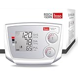 BOSCH + SOHN boso medicus family – Partner-Blutdruckmessgerät mit 2 Speicher-Plätzen, großem Display und Arrhythmie-Erkennung – Inkl. Universal-Manschette (22-42 cm)