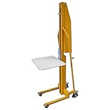 Ergonomischer Hubtisch Minilift mit Seilwinde - 100 kg - 1.500 mm Hubhöhe - Stapler Handwagen