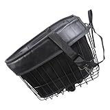 YUGSHNKFC Fahrradkorb mit Metallrahmen, große Kapazität, für kleine Hunde und Katzen