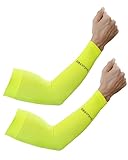 SLIMCELL PRO Arm Sleeves UV Schutz Sport Unisex - Volleyball Armschoner, Armlinge Radsport Herren, Arm Stulpen, Armstulpen Volleyball, Padel, Laufen, Tennis - Made in Italy