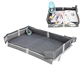 Hogvinnatil Tablet-Schutzhülle für Flugzeug, mit Taschen – Snacks, tragbar, Flugzeug, Zug, Auto