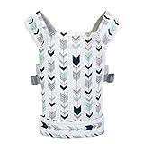 Miracle Baby Babypuppentrage für Kinder, Vorder- und Rückentrage mit verstellbaren Trägern für Mädchen, Stofftiertrage, Puppenzubehör für Kinder, 100% Baumwolle