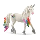 schleich 70725 Regenbogeneinhorn, Hengst, für Kinder ab 5-12 Jahren, BAYALA - Spielfigur