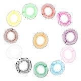 IMIKEYA 12 Stück Teiliges Stretch Haarkamm Vollkreis-zähnen Elastisches Haarband für Festen Halt Komfortabel und Langlebig Vielseitiges Haarschmuck-zubehör für Damen und