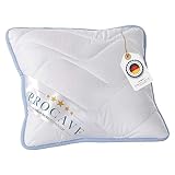 PROCAVE TopCool Kopfkissen Kochfest 40x40 cm, Qualitäts-Stepp-Kissen, atmungsaktives Allergiker Kissen, Winter- und Sommer-Kissen 100% aus Deutschland