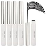 4 Pcs Ultra Fine Mascara Wasserfest Schwarz Wimperntusche Wasserfest Schwarz Wimperntusche Lange Wimpern Mascara Waterproof Kreieren Sie Lange Dichte Und Geschwungene 3d Wimpern