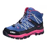 CMP Kids Rigel Mid Trekking Shoes Wp Traillaufschuh, Ocean Fuchsia, 33 EU