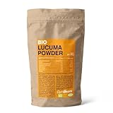 GymBeam BIO Lucuma Pulver - Mit hohem Ballaststoffanteil, gesunde Zuckeralternative aus Pouteria Lucuma, ideal zum Süßen von Speisen, Getränken, Desserts & Backware, 100 g
