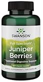 Swanson - Full Spectrum Juniper Berries 520 mg | Unterstützung für Verdauung und Harnwege - 100 Kapseln