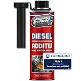 SYPRIN Original Diesel Additiv - Kraftstoffzusatz für Dieselmotoren Dieselsystem I Dieseladditiv Kraftstoffadditiv Injektoren Injektor - 250ml