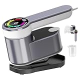 Lutranstra Reisebügeleisen, 1200 W Tragbares Mini-Reisebügeleisen Mit 5 Dampfeinstellungen Und LED-Bildschirm, Um 180° Faltbares Tragbares Kleines Dampfbügeleisen Für Reisen Und Den Heimgebrauch