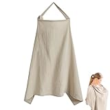 Stilltuch, 75x95cm Stilltuch für Unterwegs, Khaki Breastfeeding Cover, Multifunktional Stillschal für Unterwegs, Nursing Cover Breastfeeding für Stillen im Freien Abdecken