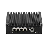 ANDAQI Network-Routers - 4 Port 2.5GbE I226-V - F01 Intel Pentium N6000, 4C/4T - Firewall Mini PC NO RAM NO SSD/HDD, Security Firewall Network Router PC | AES-NI | Type-C | HDMI | DP