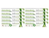 10x NaturDent Haftcreme 40 g | Die erste natürliche Haftcreme | Wasserunlöslich - kein Ausspülen, Nur 1 x täglich | 100% Lebensmittelinhaltsstoffe, Vegan, Keine chemische Belastung des Körpers