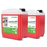 Entkalker Universalentkalker im 5 Liter Kanister für Kaffeemaschinen und Vollautomaten | universell einsetzbar zur kraftvollen Gerätereinigung | für 80 Anwendungen (2x5 Liter)