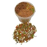 Teichfutter im Eimer für Teichfische, Verschiedene Sorten für Goldfische, Kois, mit Sticks, Flocke, Goldfischperlen, Koipellets (5 L Eimer, Teichmix mit Bachflohkrebsen)