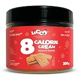 8 Kalorien Spread Speculoos Geschmack Nur 8 Kalorien pro Portion Fettarme Crème Ohne Zuckerzusatz Kein Palmöl Keto-Diät Vegetarisch Geschmeidige Paste Süßer Snack 300 g