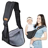 Babytrage Seitlich, Kleinkind Trage Seitlich, Ergonomische Toddler Carrier, Verstellbare Baby Trage, Baby Tragegurt Kleinkind, Kindertrage Carrier, für Neugeborene 3-36 Monaten, Kleinkinder bis 20kg