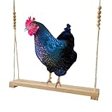 Hühner-Sitzstange, Geflügel-Schaukel – Hühnerholzständer, Hühnersitzleiter für Hühner, Hahn, Geflügel, Papageien