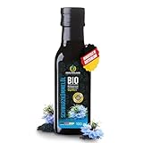 Kräuterland Bio Schwarzkümmelöl 100ml, UNGEFILTERT, kaltgepresst, 100% Nigella Sativa, ohne Zusatz von Aromen, ohne Frabstoffe, ohne Konservierungsstoffe - direkt aus unserer hessischen Ölmühle