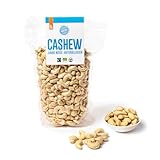 PAKKA Bio Fairtrade Jumbo Cashews nature, roh & ungeröstet, 450g, indische Cashewkerne Öko & Fair, direkt hergestellt und abgefüllt vom Produzenten in Kerala, vegan, 450g