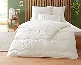 Badenia Trendline Eco Steppbett Aerelle Blue Duo 135 x 200 cm, weiß, Öko- Tex Zertifiziert, produziert nach deutschem Qualitätsstandard