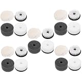 minkissy 5 Sätze Polierbürstenstaubentfernung Für Reinigung Puffing Polieren Pflege Geldbeutelreiniger Wildleder Schuhbürste Austausch Der Elektrischen Schuhputzmaschine Plastik 4 Stück * 5