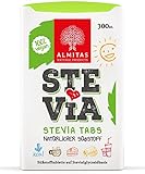 Stevia Tabs (300st) Made in Germany, ohne Erythrit, laktosefrei, nur für Heißgetränke geeignet