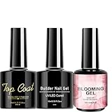 GUE BASE ALLA ART BAGLIA - Das Gel-Nagellack-Set, Salon für Maniküre, Datum, 3x Women Base Gel Base Top Base Gel Base, zum Sammeln