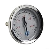 Bimetallisches Ofenthermometer, 65,6–315,6 °C, Grillthermometer für Weber-Kohle- und Gasmodelle, Aftermarket-Ersatz