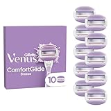 Gillette Venus ComfortGlide Breeze Damenrasierklingen, 10 ORIGINAL Ersatzklingen für Damenrasierer, 3 Klingen für eine glatte, gründliche und langanhaltende Haarentfernung