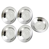 Gramigg 5 Stück Mehrzweck-Küchenteller-Set aus 304 Edelstahl, Speiseteller, Servierteller, geeignet für Kochbegeisterte